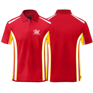 เสื้อโปโลสำหรับแข่งของผู้ชายเสื้อโปโลระบายอากาศได้ดีล่าสุดสำหรับตัดแบบอัตโนมัติทนทาน - Product Image 1