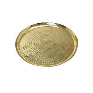 Plateaux de service de fruits en aluminium moulé pour la décoration de mariage Taille personnalisée Plateau de service en métal argenté et doré de haute qualité - Product Image 4