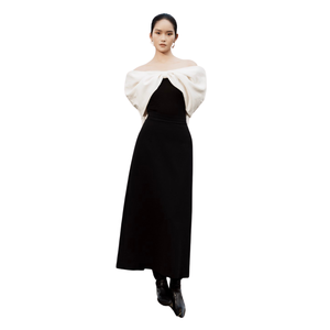 Luxurious Style <b>Skirts</b> for Women Back Split Good-Quality Material Audray A-Line <b>Skirt</b> Two Piece Set Whiteant Vietnam Factory - Product Image 1