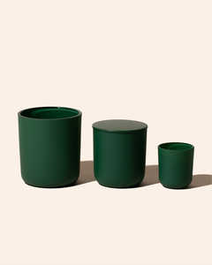 Tarros redondos elegantes recubiertos de polvo para velas de metal, tarros de velas para hacer velas de cera, perfectos para decoración del hogar, decoraciones de Hotel y oficina - Product Image 4