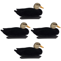 Décoys de chasse au canard en flocage noir en gros pour la chasse et la décoration de jardin, réalistes