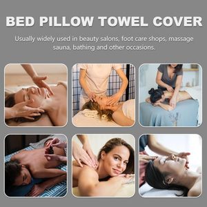 Paquete de 100 fundas de almohada desechables para la cara, fundas desechables para cuna, fundas para reposacabezas de cama de masaje antiadherentes ultrasuaves - Product Image 6