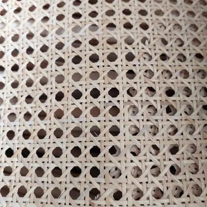 Manufacturer 1/2' Natural Rattan Cane Webbing Roll for Weaving