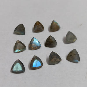 Labradorita azul de 8x8mm, trillón facetado de 1,6 CTS, ewelry - Product Image 1