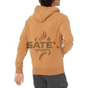 Sweat à capuche zippé pour homme, 600 GSM, 100% coton molletonné, respirant, brodé, uni, entièrement personnalisable, saison hivernale, OEM, pas cher - Product Image 2