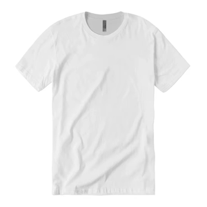 T-shirt basique en coton uni personnalisé pour homme, t-shirt blanc respirant et léger, OEM ODM - Product Image 1