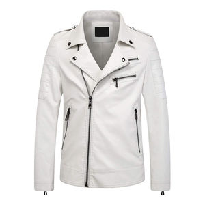 Chaqueta de cuero para hombre, cuero de grano completo, ajuste cómodo, estilo moderno, perfecto para ropa informal y semiformal - Product Image 1