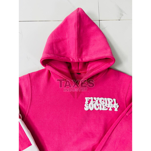 ชุดเซ็ตฮู้ดดี้และกางเกงทรงหลวมโอเวอร์ไซส์สำหรับผู้ชาย คุณภาพสูง ดีไซน์พิเศษ ผลิตจากผ้าฝ้าย 100% สไตล์ลำลอง พร้อมบริการสกรีนลายพิมพ์พัฟแบบกำหนดเอง - Product Image 2