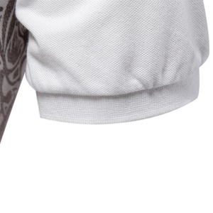 Polo à manches courtes pour hommes, imprimé en mélange dégradé, mode estivale, nouveau design, polo en coton personnalisé avec impression de logo - Product Image 4