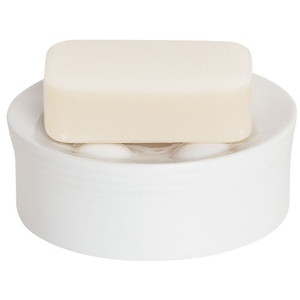 Spirella Opera Collection, Porte-savon 4,0 x 10,5 x 10,5 cm, Porcelaine, Blanc - Product Image 1