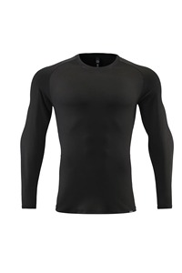 T-shirt uni Gym pour hommes Vente en gros T-shirts à manches longues pour hommes avec logo personnalisé - Product Image 3