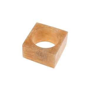 Anillo de Servilleta Artesanal Ecológico Clásico con Incrustaciones de Resina para Mesa de Comedor de Boda, Color y Tamaño Personalizables - Product Image 1