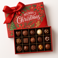 Boîtes cadeaux personnalisées de luxe pour dattes au chocolat, conformes aux normes alimentaires, en papier rigide, avec lamination brillante/mate, revêtement UV, forme personnalisable