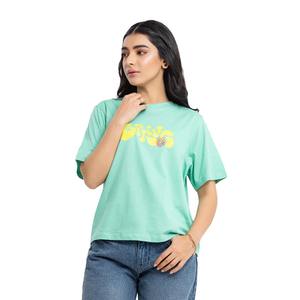 Camiseta de Jersey de algodón GSM 230 para mujer, última camiseta de longitud corta con ajuste cuadrado, logotipo impreso personalizado, lona, ecológica, todos los colores - Product Image 2