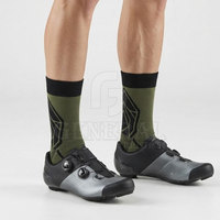 Chaussettes de cyclisme VTT pour hommes, respirantes, légères, écologiques, en Spandex/Polyester, pour le trail en extérieur, vêtements de sport personnalisés