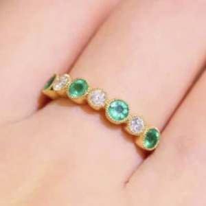 Diamond <b>Emerald</b> Cut 925 Sterling <b>Silver</b> or Gold Plated <b>Emerald</b> Handmade <b>Ring</b> for Women Indian Weddings Wholesale Jewelry - Product Image 1