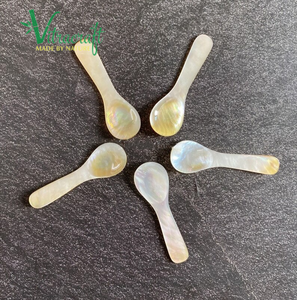 Cuillère à caviar gravée sur mesure, taille 7,5 cm, cuillères vietnamiennes faites à la main, ne perd pas la saveur originale du caviar - Product Image 2