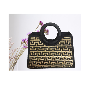 Entrega rápida Diseños personalizados Forma clásica Bambú Mimbre Ratán Bolso Patrón Vietnam Fabricante Artesanía natural única - Product Image 3