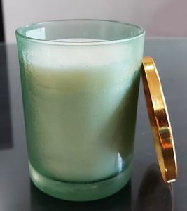 Pot de bougie parfumée en verre fait à la main de conception personnalisée en gros impression bicolore qualité Super Premium pour la décoration de Noël à la maison - Product Image 2