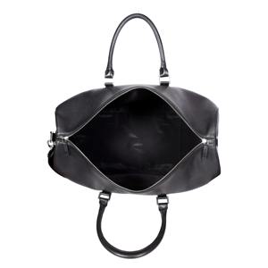 Sac de voyage en cuir véritable noir de qualité supérieure pour hommes, grand sac de voyage de week-end, sac de sport, bagage de nuit, valise à main, USA - Product Image 6