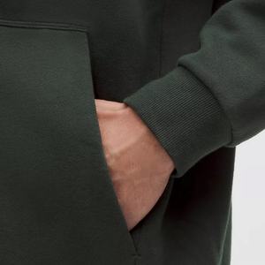 Sweat à capuche ras du cou en gros coton personnalisé broderie impression sweats à capuche poids lourd vierge surdimensionné hommes sweats à capuche - Product Image 5