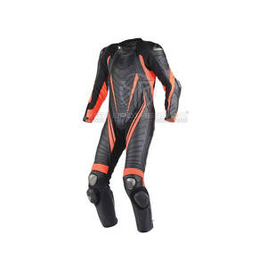 Combinaison en cuir de moto personnalisée et durable avec conception respirante résistante à l'abrasion pour les courses automobiles de motos pour hommes - Product Image 5