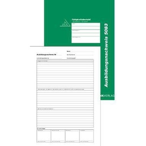 RNK Verlag Training Logbook Weekly/Monthly Apprenticeship Proof 1 Year/3 Years DIN <b>A4</b> 28 Pages Teaching Resource From RNK VERLAG - Product Image 1