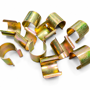 Italian Quality Spring <b>Clip</b> diameter 55 <b>Greenhouse</b> Cover Fastener Omega Type 60mm Diameter Pipe Made of Hardened Steel Galvanise - Product Image 3