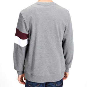 Suéter de materiales originales para hombre, sudaderas básicas con bordado de cuello redondo, sudadera Vintage lavada con ácido personalizada - Product Image 6