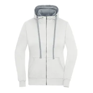 Ladies' <b>Zip</b>-<b>Up</b> Lifestyle Hoodie Personalized Promotional Sweatshirt - Product Image 2