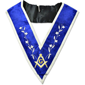 Collier maçonnique funéraire réversible Master Mason - Product Image 1