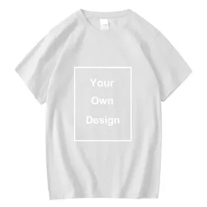 Street Style Unisex Custom Logo and Colors Men Clothes Short Sleeved T Shirts Casual Shirts in Cheap Price
