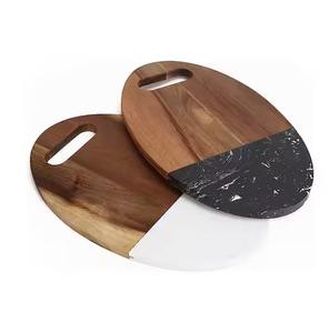 Tabla de Cortar Redonda de Madera sin Asa, Tabla para Servir Pizza y Tabla para Picar - Product Image 2