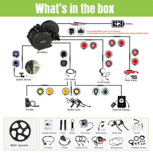 <span class=keywords><strong>Kit</strong></span> de Motor Central para <span class=keywords><strong>Bafang</strong></span> M325 <span class=keywords><strong>250W</strong></span> <span class=keywords><strong>con</strong></span> Opción de <span class=keywords><strong>Batería</strong></span> de 48V, Stock en UE y EE. UU., Protocolo CAN para Bicicletas Eléctricas 500W 750W 48V M625 - Product Image 6
