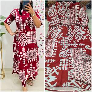 HanYun Verano Casual Vestidos de mujer Mujer Señora Elegante Escapada Ropa de mujer Cuello en V Puff Manga Vestido de mujer - Product Image 5