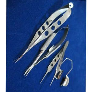 Instrumento Médico Castroviejo, Microinstrumentos Oftálmicos Reutilizables de Acero Inoxidable, Kit Quirúrgico Certificado MOL - Product Image 3