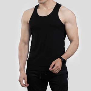 2025, venta al por mayor, camiseta sin mangas informal para hombres, superventas, Pakistán transpirable y lavado de 100% de algodón, ropa de gimnasio, camiseta sin mangas para hombres - Product Image 5