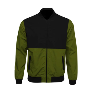 Blouson bomber en polyester recyclé pour homme, résistant à l'eau, fabriqué en usine - Product Image 6