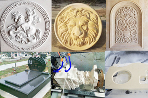 Đá CNC Router 1325 bia mộ khắc đá cẩm thạch đá Máy cắt 3D đá Điêu Khắc Máy khắc - Product Image 5