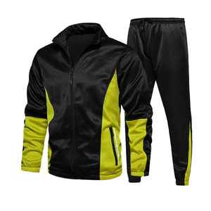 Chándal informal de manga larga para hombre, ropa deportiva para gimnasio, chándal personalizado, 2 piezas - Product Image 2