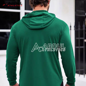 Fabricant d'usine sur mesure Gym Fitness Hoodies à la mode grande taille Gym Fitness Hoodies - Product Image 5