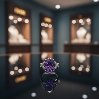 Bague en argent 925 avec améthyste ovale, cadeau de fiançailles, de mariage ou d'anniversaire, symbole chrétien, sertie en canal, design minimaliste pour