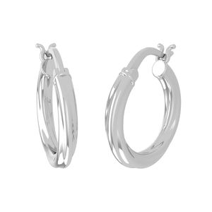 Venta caliente Rikhava Diamantes Pendientes redondos del encanto Elegante boda Compromiso Pendientes colgantes Oro Plata Joyería de moda - Product Image 2