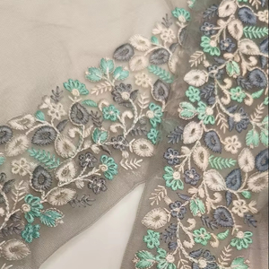 ผ้าลูกไม้ตาข่ายคอตตอนสำหรับเสื้อชั้นในและชุดบอดี้สูท - Product Image 1