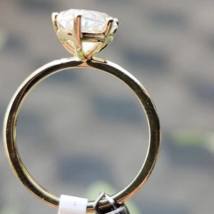 D E F Color Marquise Cut Lab Grown Diamond Ring Hermoso anillo de bodas de plata esterlina VVS Clarity Gift para ella Anillos personalizados - Product Image 5