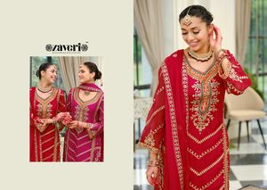 Organza de diseñador con bordado Salwar Suit mujer moda compras en línea a precio mayorista fabricante de Surat - Product Image 2