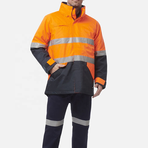 Sweat à capuche réfléchissant de sécurité ANSI Classe 2, vêtements de travail, bande réfléchissante, sécurité routière en extérieur, logo personnalisable en couleur - Product Image 2