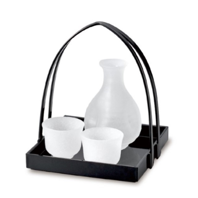 2554-TKG Fubuki Navire pour Boire avec Handbasket-Blanc