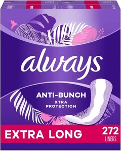 Always Infinity Feminine Pads with Wings, Size 4, Overnight Absorbency, Unscented, 38 Ct - Product Image 6