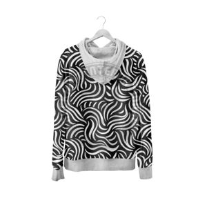 Sweat à capuche oversize pour femme, pull chaud décontracté, vêtement d'extérieur en coton doux, confortable, épaules longues, style tendance - Product Image 2